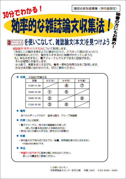 効率的な雑誌論文収集法