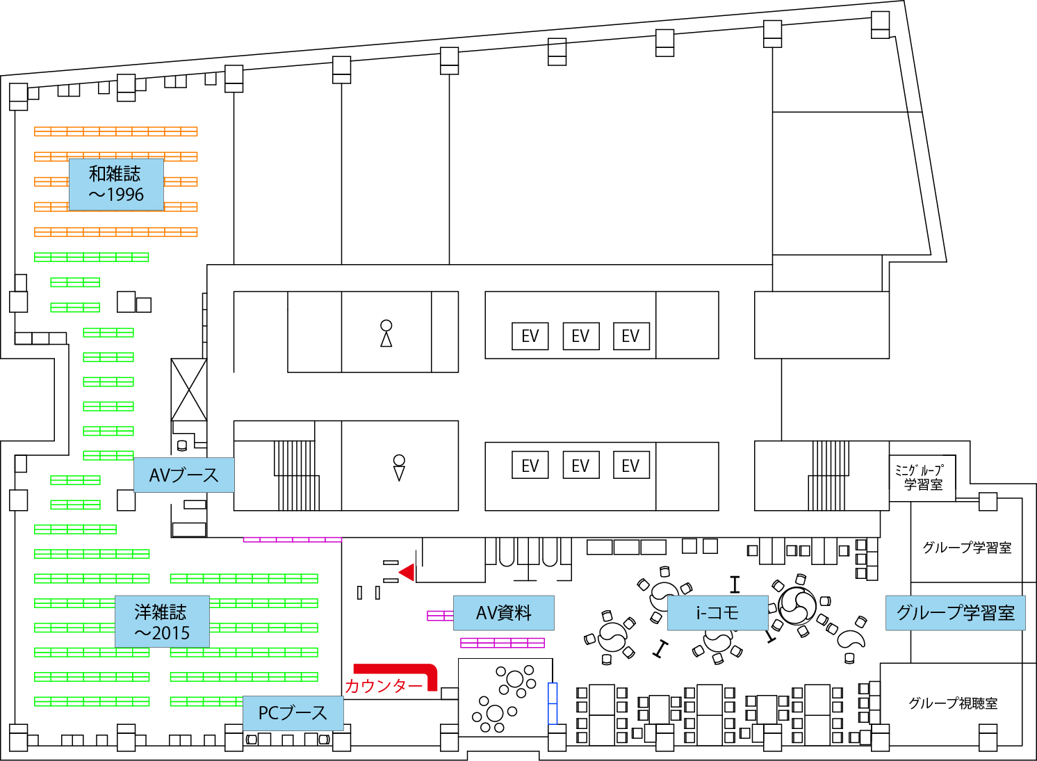 8階フロアマップ
